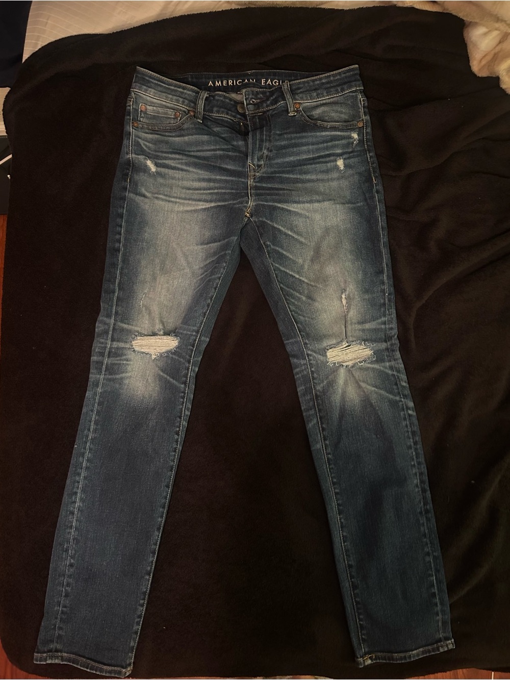 American Eagle Flex/Level Airflex Slim Jeans in Blue